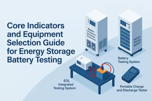 Core Indicators and Equipment Selection Guide for Energy Storage Battery Testing